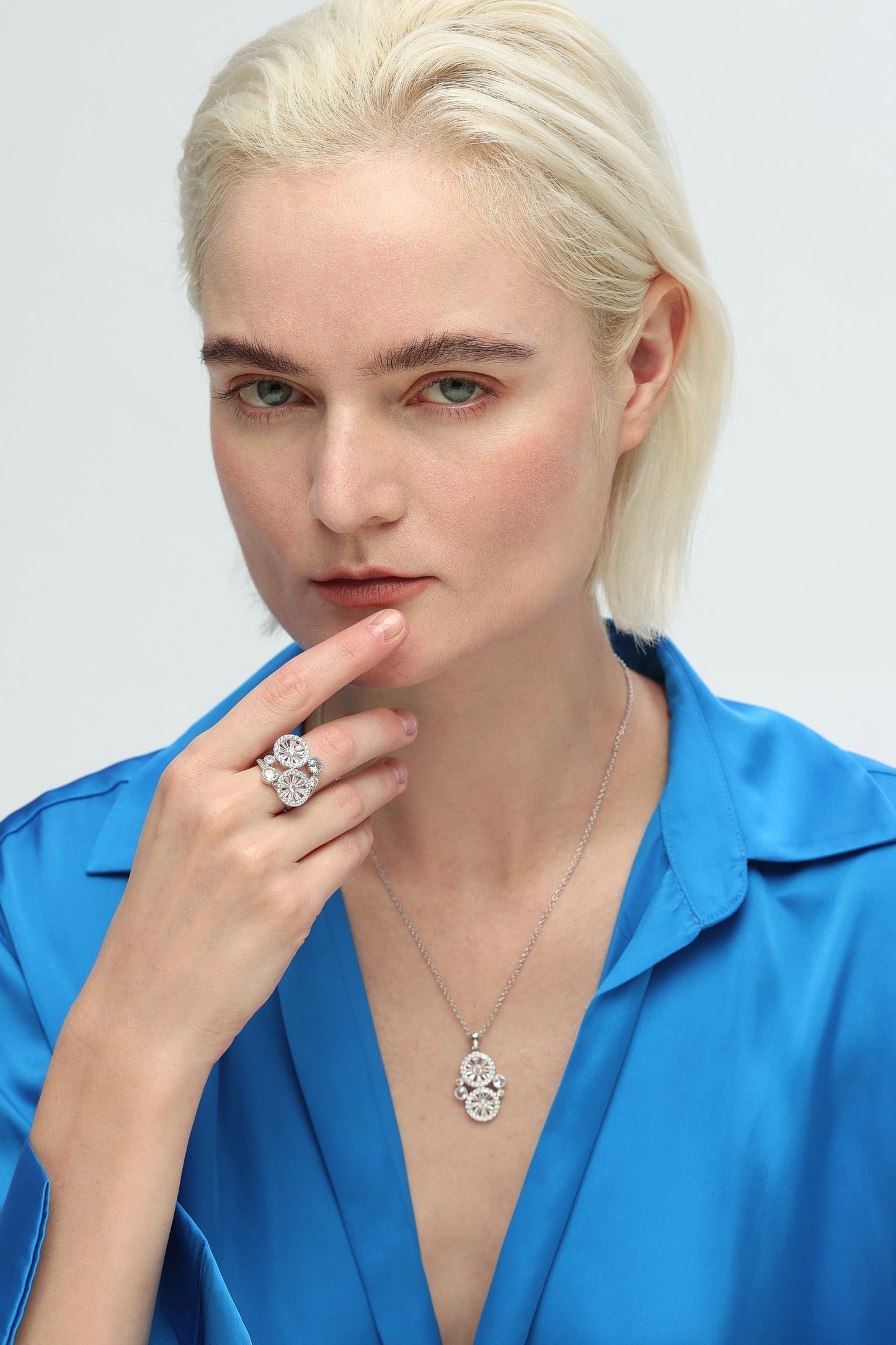 Silver Wheel of Fortune Signet Ring