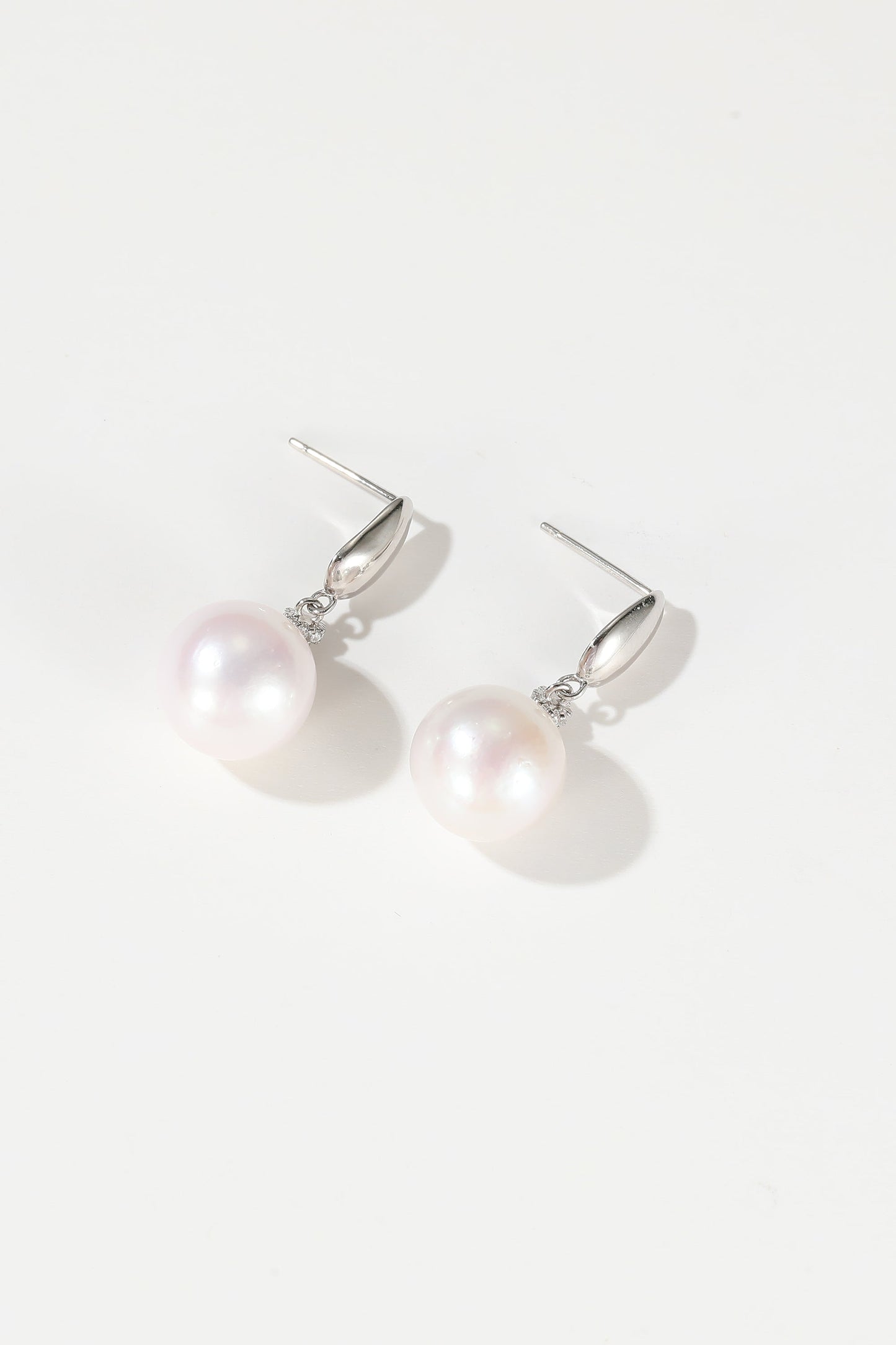 Doris Sterling Silver Freshwater Pearl Drop Earrings - Classicharms