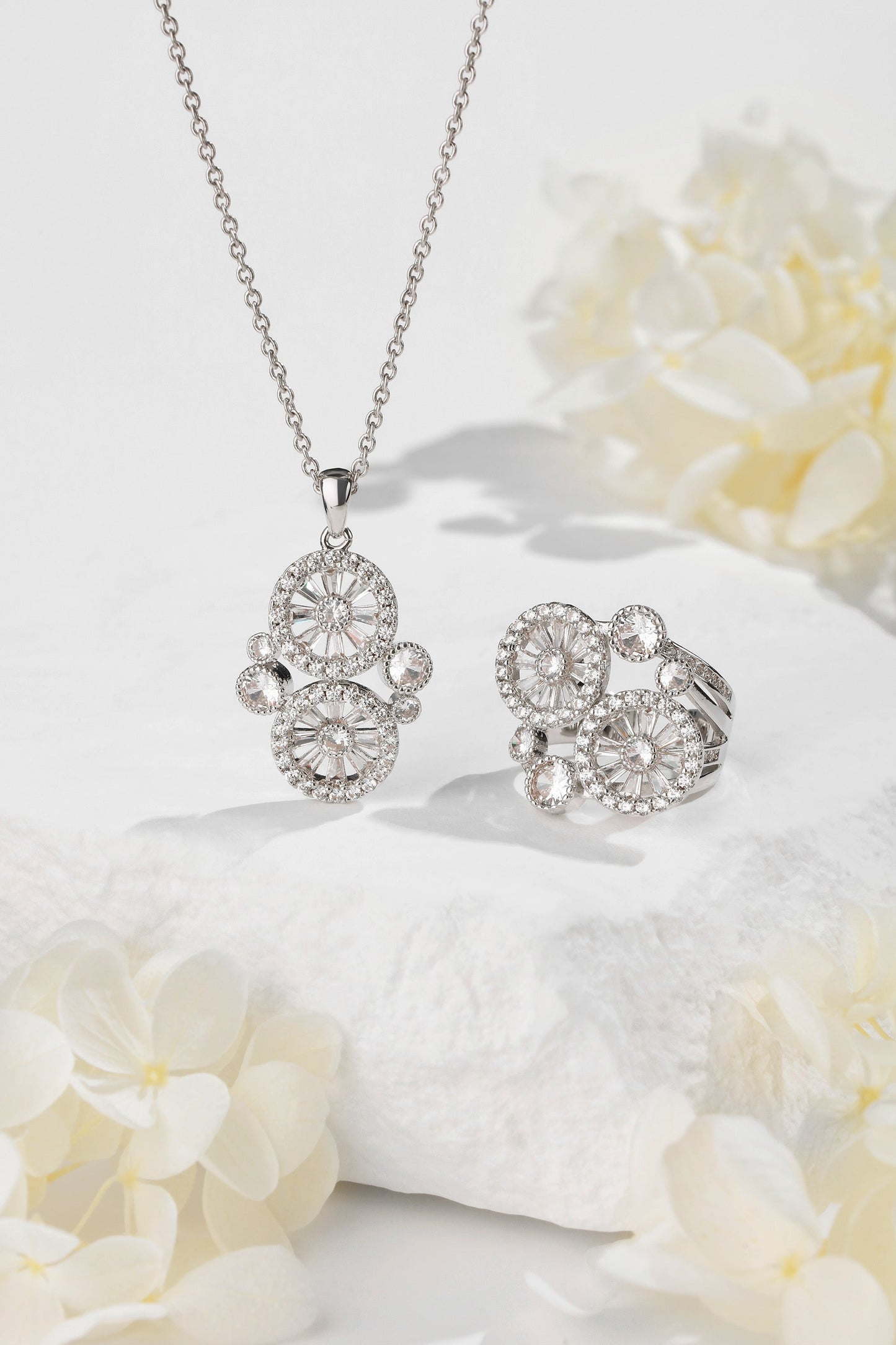 Silver Wheel of Fortune Necklace - Classicharms